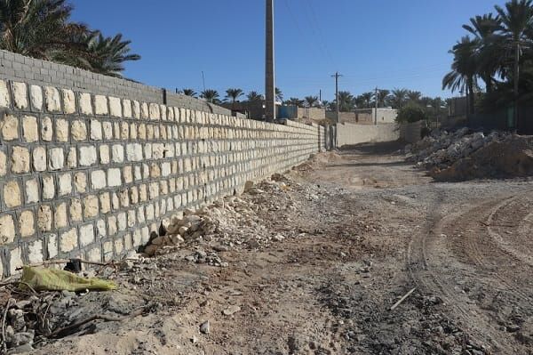 افتتاح طرح ساخت دیوار حفاظتی در روستاهای استان بوشهر