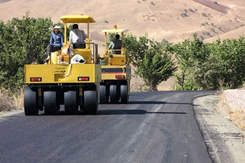 آسفالت ۲۳ کیلومتر راه روستایی شهرستان سلماس
