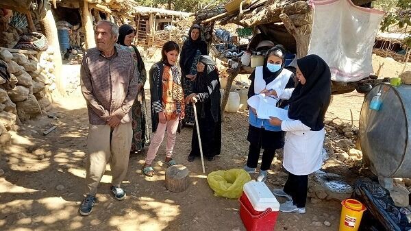اجرای طرح درمان رایگان مردم روستای جلاله پخش پاتاوه