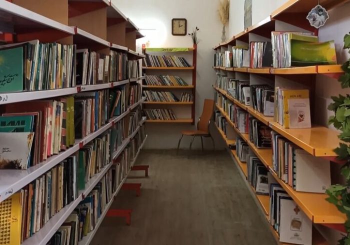 افتتاح پیشخوان کتابخانه روستای چهرقان شهرستان کمیجان