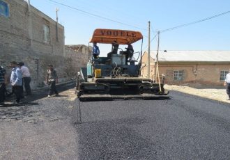 آسفالت محورهای روستایی رغیوه هفتکل