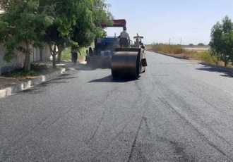 بهسازی معابر روستایی بخش بانش بیضا