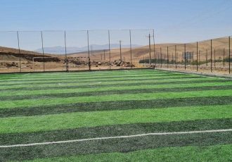 زمین چمن مصنوعی روستای لتگاه به بهره برداری رسید