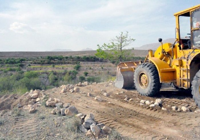 رفع تصرف اراضی کشاورزی روستاهای خاورشهر