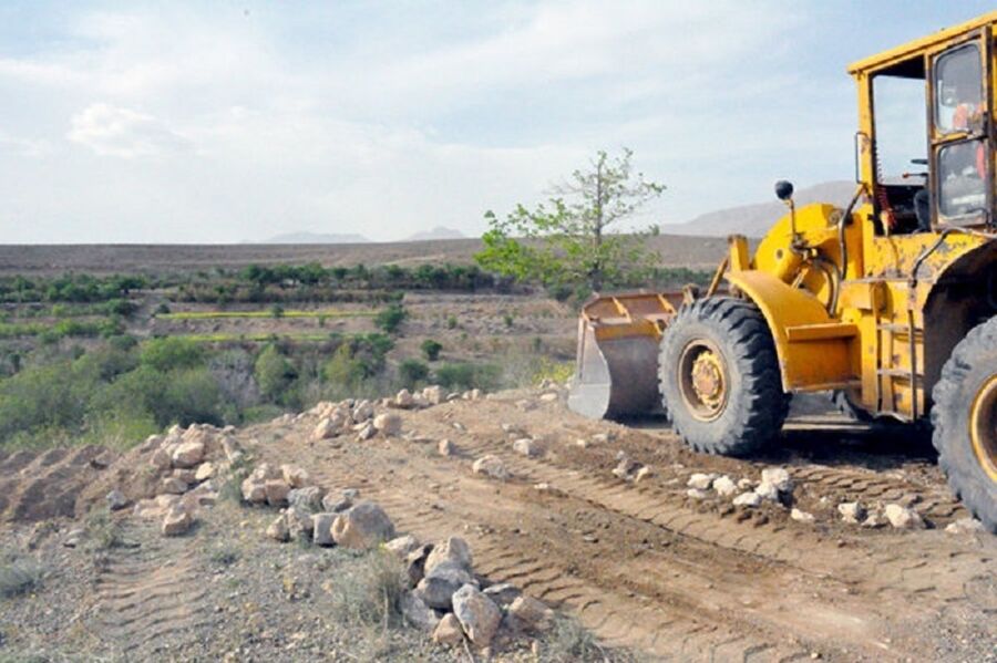 رفع تصرف اراضی کشاورزی روستاهای خاورشهر